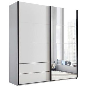 Xora SKŘÍŇ S POSOUVACÍMI DVEŘMI, bílá, černá, 215/225, 5/60, 5 cm obraz