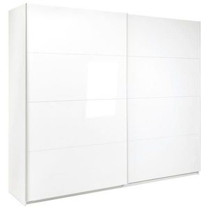 MID.YOU ŠATNÍ SKŘÍŇ S POSUVNÝMI DVEŘM, bílá, 250/210/62 cm obraz