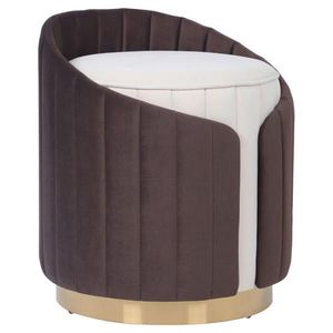 MID.YOU TABURET, textil, 40/45 cm obraz