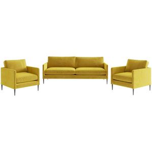 Livetastic SEDACÍ SESTAVA, textil, curry žlutá obraz