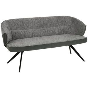 Livetastic ČALOUNĚNÁ LAVICE, topol, šedá, černá obraz