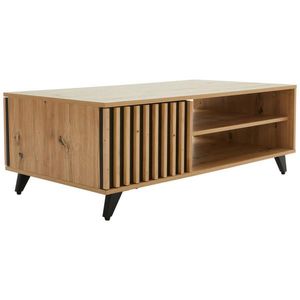 MID.YOU KONFERENČNÍ STOLEK, černá, barvy dubu, kov, kompozitní dřevo, 110/60/39 cm obraz