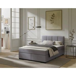 MID.YOU POSTEL BOXSPRING, 120/200 cm, světle šedá obraz