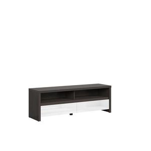 Hom`in KOMODA POD TELEVIZI, barvy wenge, vysoce lesklá bílá, 143, 5/48, 5/40, 5 cm obraz
