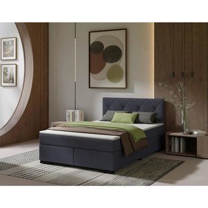 MID.YOU POSTEL BOXSPRING, 120/200 cm, antracitová obraz