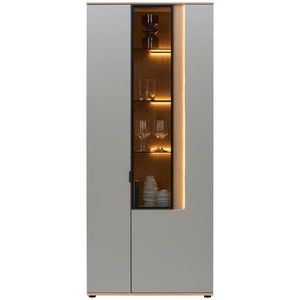 Dieter Knoll VITRÍNA, barvy dubu, světle šedá, 93, 2/213, 1/42 cm obraz