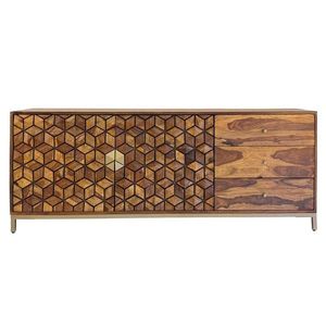 Livetastic ŠIROKÁ KOMODA, sheesham, barvy sheesham, 180/70/40 cm obraz