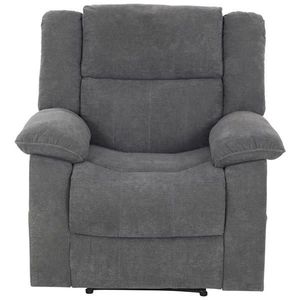 P & B TELEVIZNÍ KŘESLO, textil, šedá obraz