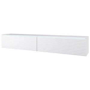 P & B NÍZKÁ KOMODA, bílá, 180/30/33 cm obraz