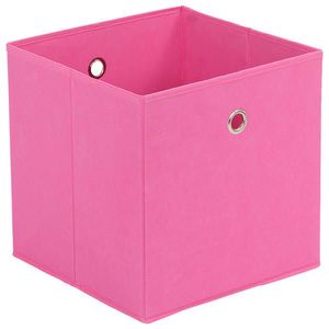 Carryhome SKLÁDACÍ KRABICE, kov, textil, karton, 32/32/32 cm obraz