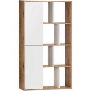 Livetastic REGÁL, přírodní barvy, bílá, 90/159/29, 5 cm obraz