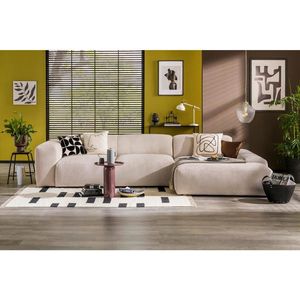 MID.YOU ROHOVÁ SEDAČKA, textil, béžová obraz