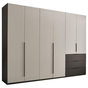 Xora ŠATNÍ SKŘÍŇ S OTOČNÝMI DVEŘMI, barvy grafitu, světle šedá, 300/225, 5/60 cm obraz