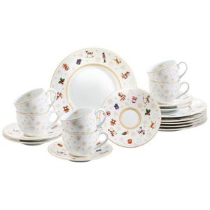 X-Mas KÁVOVÁ SOUPRAVA, 18dílné, porcelán obraz