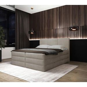 MID.YOU POSTEL BOXSPRING, 160/200 cm, krémová obraz