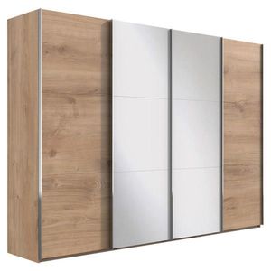 MID.YOU ŠATNÍ SKŘÍŇ SE ZRCADLEM, barvy dubu, 350/216/65 cm obraz