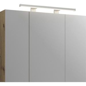 Stylife ZRCADLOVÁ SKŘÍŇKA, barvy dubu, barvy dubu, 90/74/18 cm obraz
