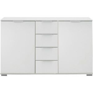 Carryhome KOMODA, bílá, 130/83/41 cm obraz