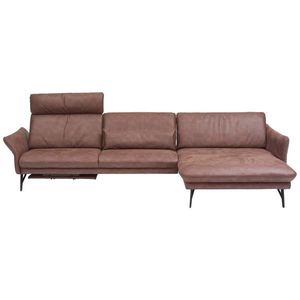 Himolla ROHOVÁ SEDAČKA, textil, tmavě hnědá obraz