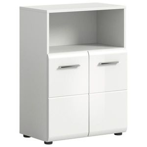 MID.YOU SPODNÍ SKŘÍŇKA, vysoce lesklá bílá, bílá, 60/82/30 cm obraz