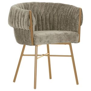 Ambia Home ŽIDLE S PODRUČKAMI, žinylka, šedohnědá obraz