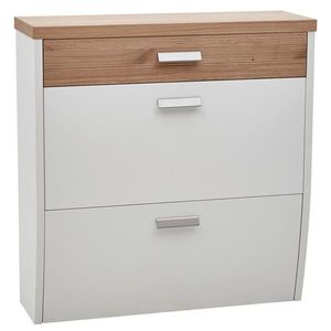 Dieter Knoll VYKLÁPĚCÍ BOTNÍK, bílá, barvy dubu, divoký dub, 92/95/31 cm obraz
