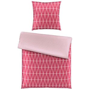 Novel OBOUSTRANNÉ POVLEČENÍ, satén, pink, 135/200 cm obraz