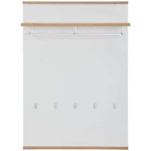 Xora ŠATNÍ PANEL, bílá, dub artisan, 85/119/28 cm obraz