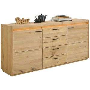 Linea Natura ŠIROKÁ KOMODA, jádrový dub, barvy dubu, 180, 2/83, 5/41, 8 cm obraz