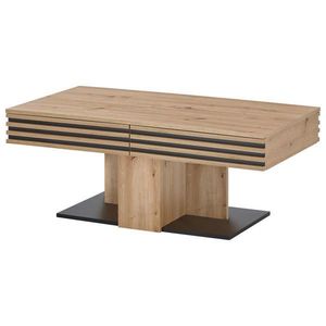 Livetastic KONFERENČNÍ STOLEK, černá, dub artisan, kompozitní dřevo, 110/60/45 cm obraz