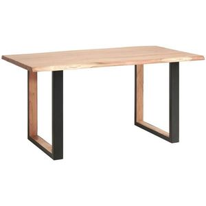 Livetastic JÍDELNÍ STŮL, akácie, černá, barvy akácie, 140/76/80 cm obraz