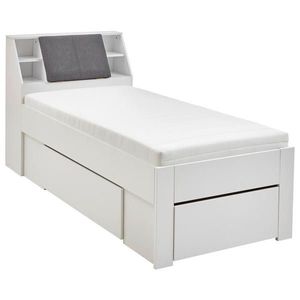 Carryhome POSTEL S ÚLOŽNÝM PROSTOREM, 90/200 cm bílá obraz