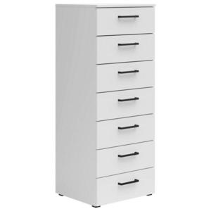 Carryhome KOMODA, bílá, 45/115/40 cm obraz