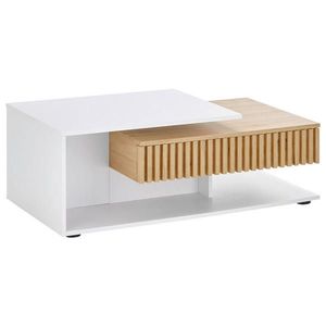 Boxxx KONFERENČNÍ STOLEK, bílá, dub artisan, kompozitní dřevo, 110/60/40 cm obraz