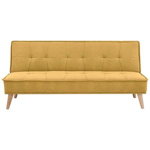 MID.YOU ROZKLÁDACÍ POHOVKA, textil, žlutá obraz
