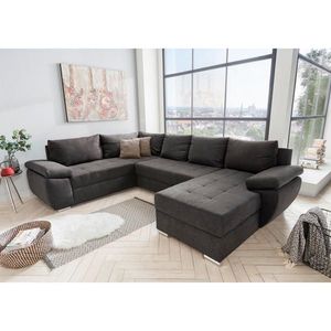 Livetastic SEDACÍ SOUPRAVA, textil, hnědá obraz