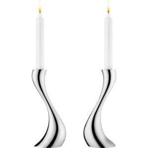 Svícen Georg Jensen Cobra set 2 ks + luxusní přívěsek obraz