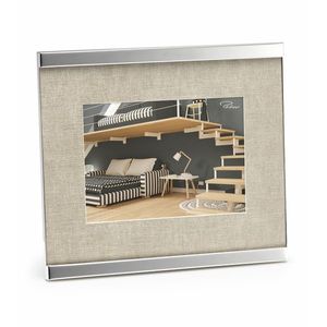 Fotorámeček Home, 13 x 18cm, nikl, látka - Philippi obraz