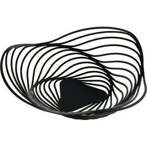 Designová nádoba Trinity B, černá, prům. 26 cm - Alessi obraz