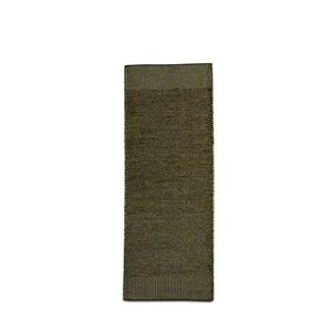 Koberec Rombo, bílá/mechová zelená, více rozměrů - Woud Rozměry: 200 x 75 cm obraz