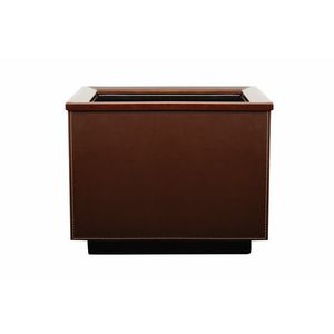Kožený samozavlažovací květináč CUIR, více variant - Hobby Flower Rozměry: 54 x 54 x 42 obraz