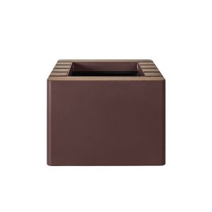 Samozavlažovací květináč WOODGREEN, více variant - Hobby Flower Barva: granátová/tmavé dřevo obraz