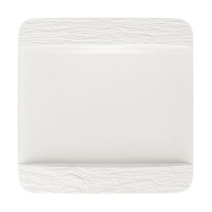 Čtvercový mělký talíř, kolekce Manufacture Rock blanc - Villeroy & Boch obraz