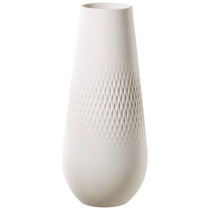 Váza Carré, vysoká, kolekce Manufacture Collier blanc - Villeroy & Boch obraz