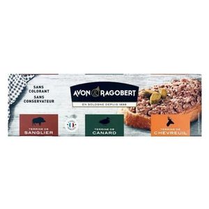 Dárkové trio mysliveckých paštik obraz