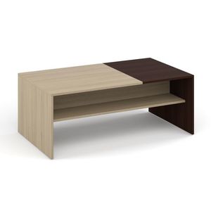 Konferenční stolek LUSKA, sonoma/wenge obraz