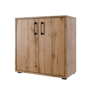 Skříňka NEJBY GIANNI PREMIUM typ 2, korpus: dub wotan, dvířka: dub wotan obraz