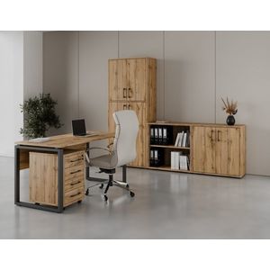 Kancelářská sestava NEJBY GIANNI PREMIUM 2, dub wotan obraz