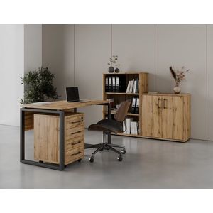 Kancelářská sestava NEJBY GIANNI PREMIUM 3, dub wotan obraz