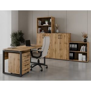 Kancelářská sestava NEJBY GIANNI PREMIUM 4, dub wotan obraz